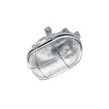 LED Aufbau Deckenleuchte, Kellerleuchte, E27, max. 40W, IP54, Metallgitter, weiß.