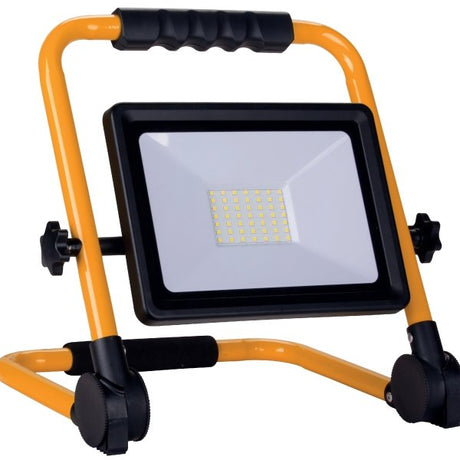 LED-Baustrahler, 50 W, faltbar, 4000 lm.