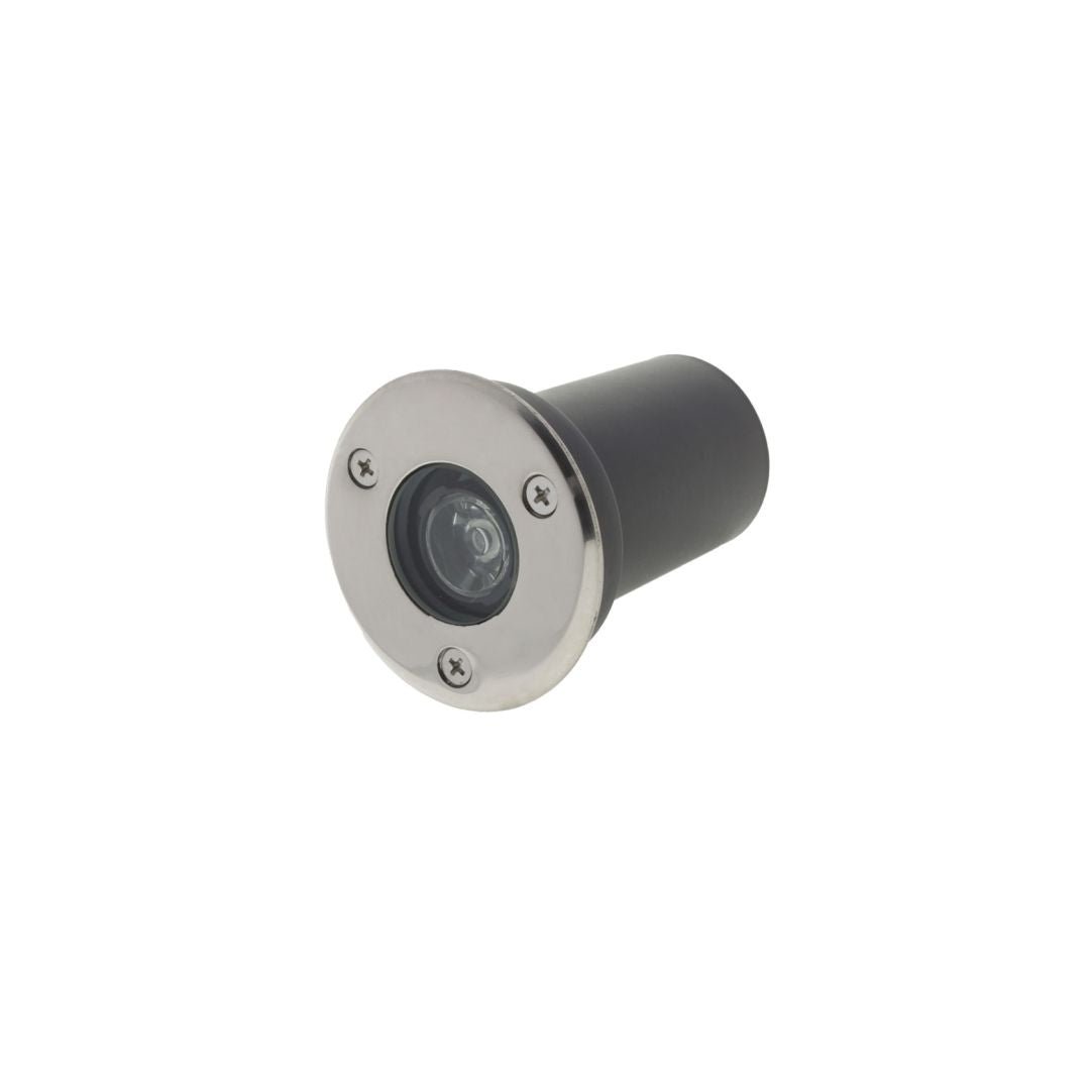 LED Bodenleuchte, Einbaustrahler, 1W, 80 lm, 3000K, IP65.