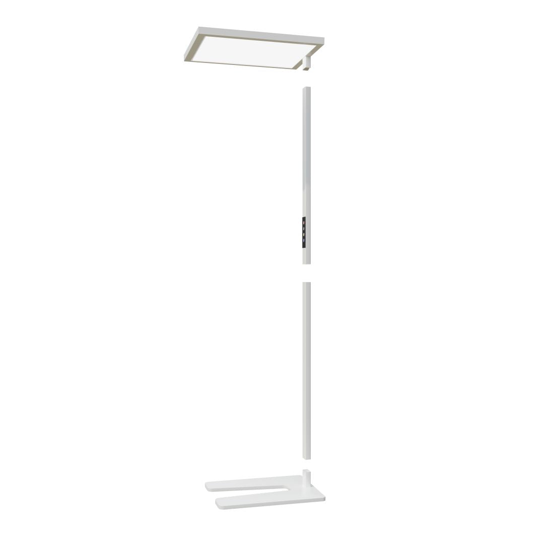 LED Büro-Stehleuchte Up&Down mit Sensor, 110W, 10.500lm, 4000K, UGR<16, CRI>98, dimmbar.