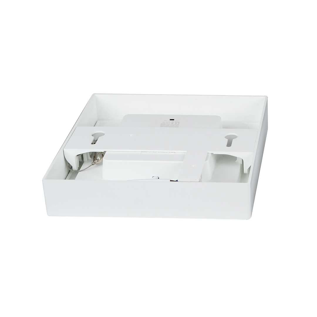 LED CCT Aufbauleuchte, 18W, 1880 lm, 227x35mm, 3000-4000-6000K einstellbar, mit Diffusor, eckig.