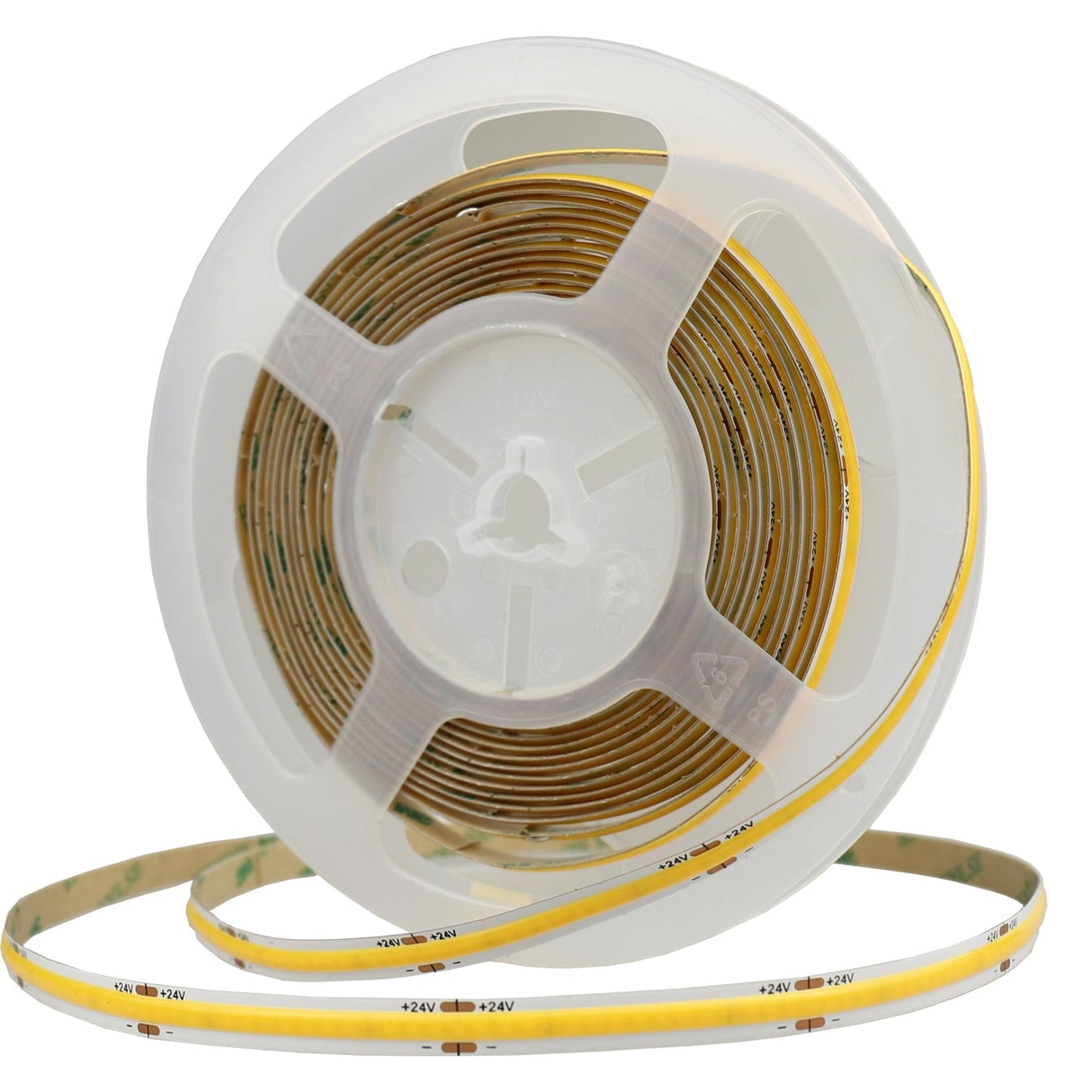 LED COB Leuchtstreifen mit 320 LEDs/m, 10 W/m, 900 lm/m, Ra: >90, 6000K, 5 m.