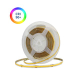 LED COB Leuchtstreifen mit 512 LEDs/m, 12 W/m, 1100 lm/m, Ra: >90, 6000K, 5 m.