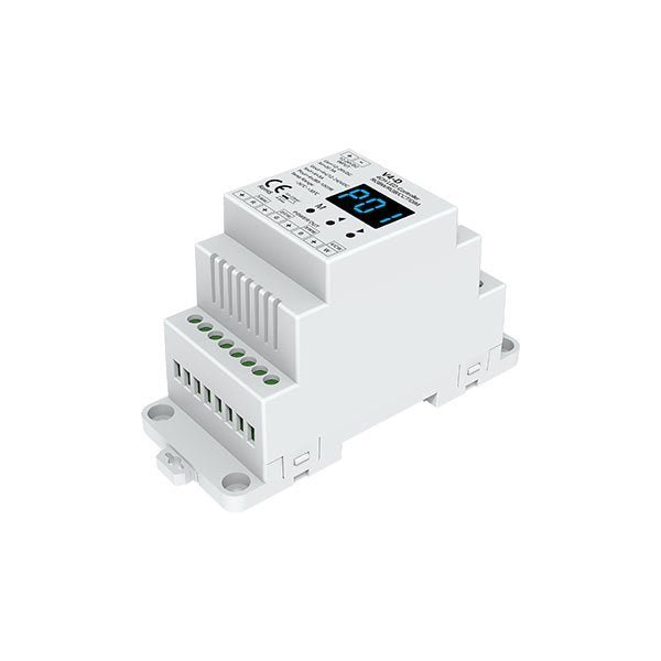 LED-Controller für Hutschiene, AC Triac RF, 4-Kanal.
