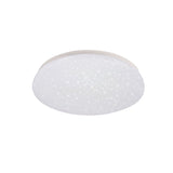 LED Deckenleuchte, Aufbauleuchte mit Sternen-Glitzer-Effekt, 12 W, 4500 K, 840 lm, rund, Ø230 mm.