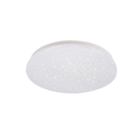 LED Deckenleuchte, Aufbauleuchte mit Sternen-Glitzer-Effekt, 24 W, 3000 K, 1680 lm, rund, Ø350 mm.