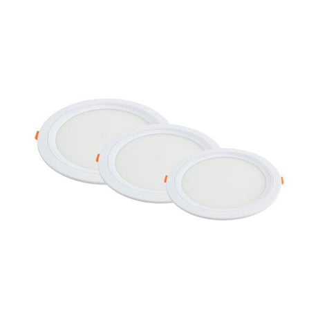 LED-Einbaupanel pro, 6 W, 375 lm, 6000 K, rund.
