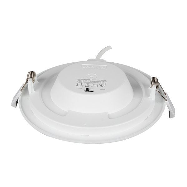 LED-Einbaupanel pro, 6 W, 450 lm, 3000-6000 K, Farbwechsel, dimmbar.