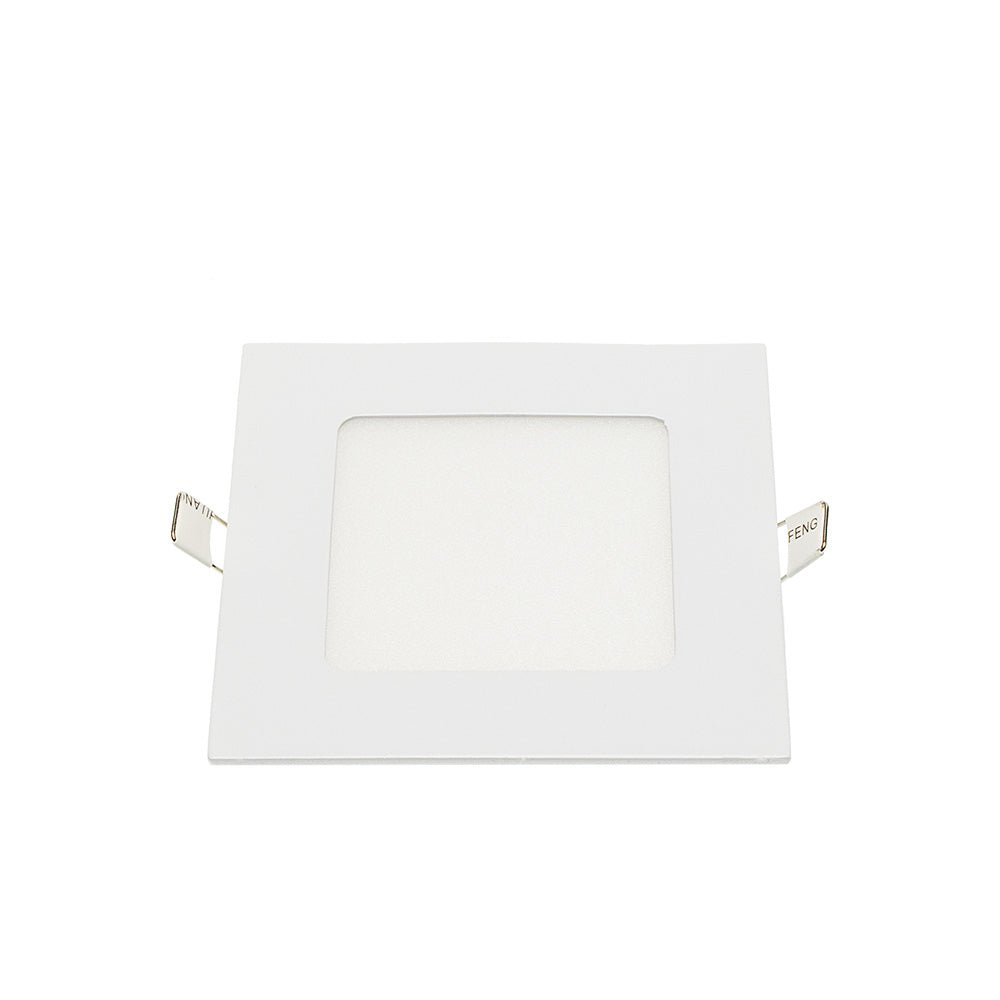 LED-Einbaupanel Pro, 6W, 360lm, 4500K, eckig.