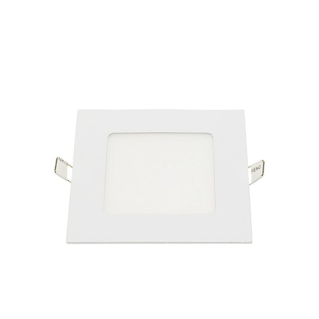 LED-Einbaupanel Pro, 6W, 360lm, 4500K, eckig.