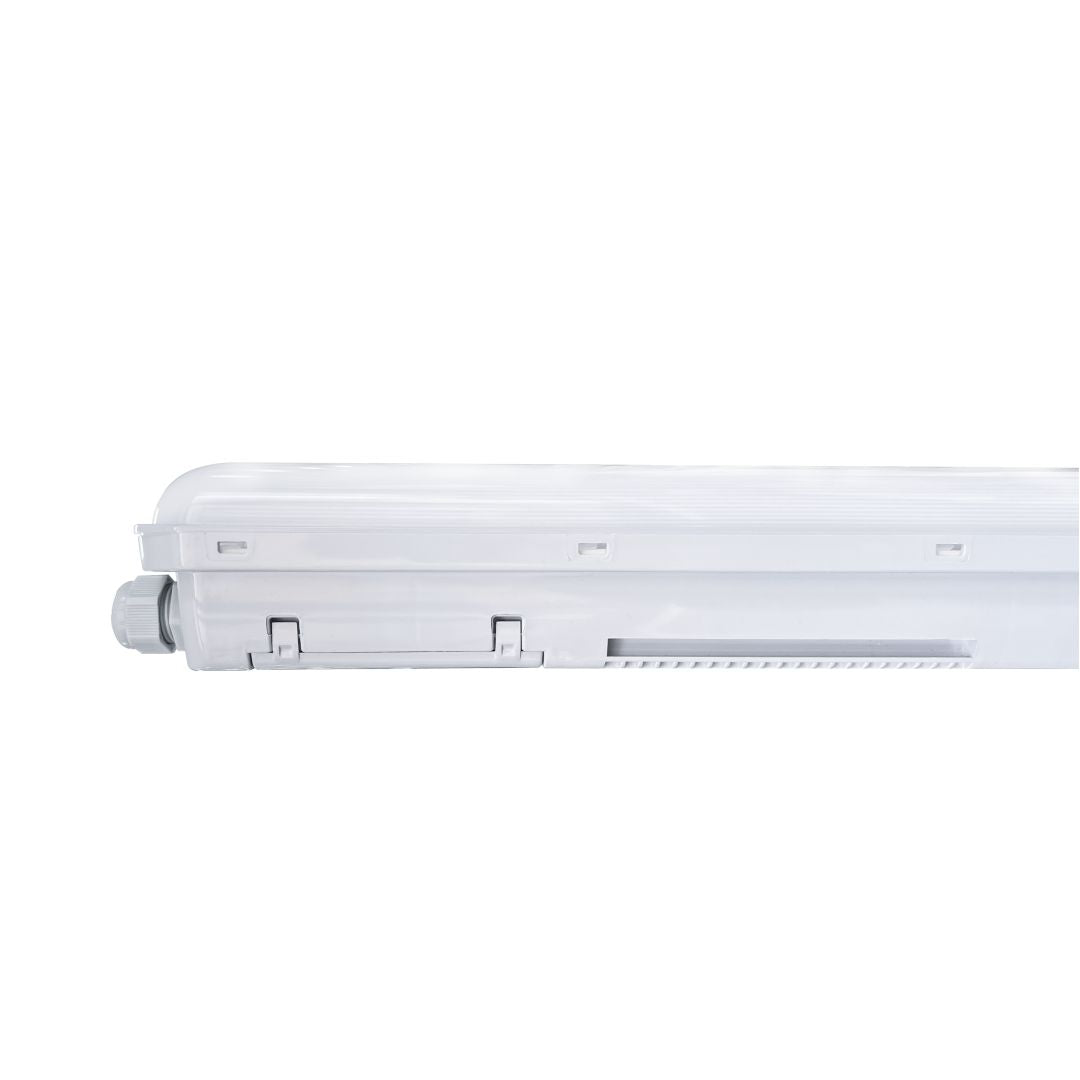 LED Feuchtraumleuchte PRO, Notlicht mit Akku 3h, 120cm, 36W, 3960 lm, 4000 K (neutralweiß), IP66, Steckklemme, durchschleifbar.