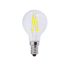 LED Filament Leuchtmittel E14, G45, 4 W, 400 lm, 4500 K.