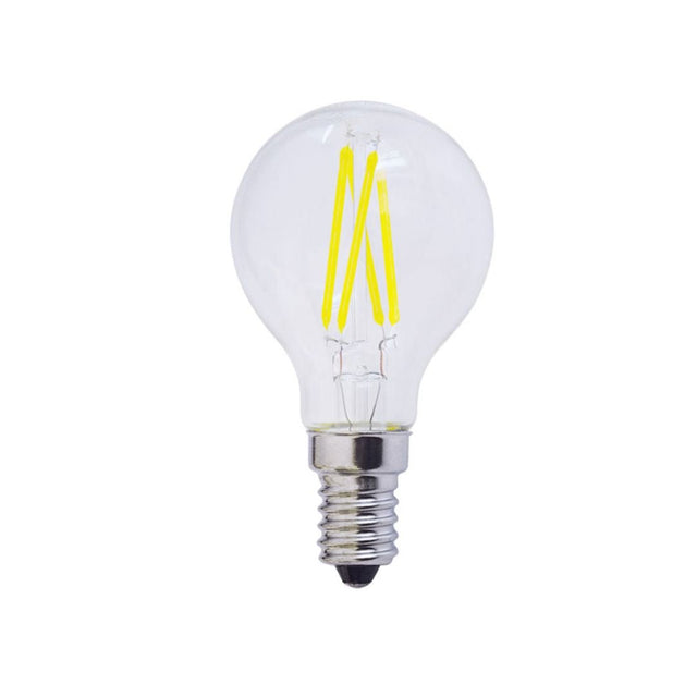 LED Filament Leuchtmittel E14, G45, 4 W, 400 lm, 4500 K.