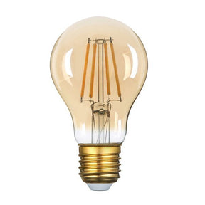 LED Filament Leuchtmittel E27, A60, Golden Glass, 8W, 2700K, dimmbar | lichttechnik24line.com.