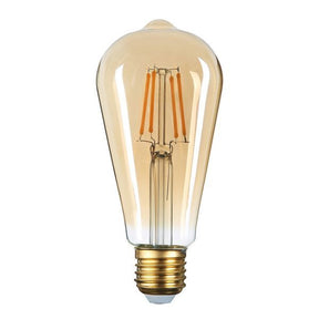 LED Filament Leuchtmittel E27,  Golden Glass, 8W, 2500K, dimmbar | lichttechnik24line.com.