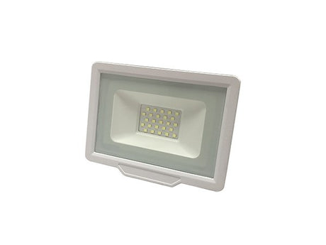 LED-Fluter, 50 W, 4000 lm, 2700 K, weiß.