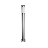 LED Gartenleuchte E27, Wegeleuchte, 100 cm Säule, IP44, Edelstahloptik.