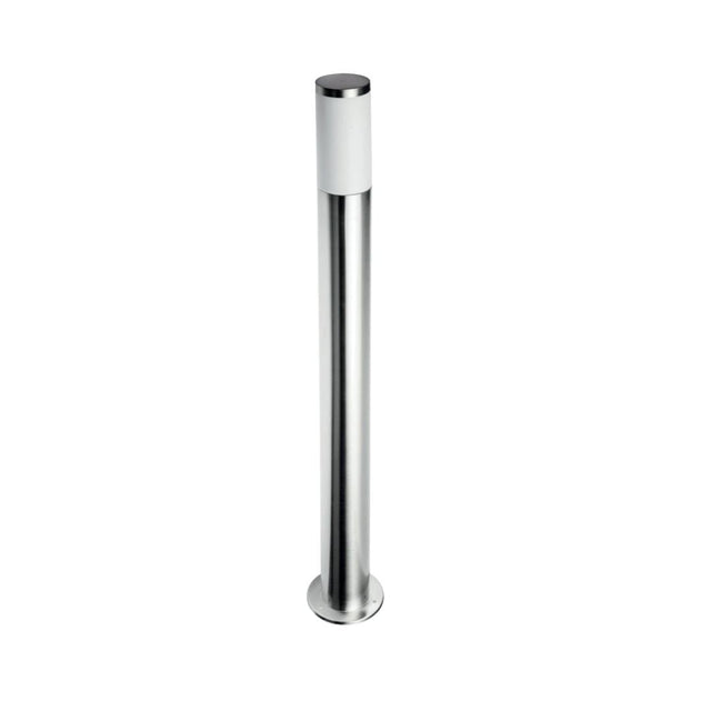 LED Gartenleuchte E27, Wegeleuchte, 100 cm Säule, IP44, Edelstahloptik.