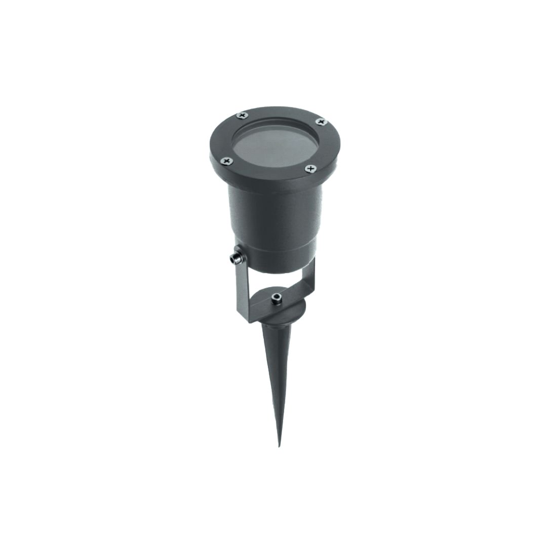 LED Gartenleuchte, Spot, GU10, IP65, schwarz.