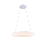 LED Hängeleuchte, Pendelleuchte, Deckenleuchte, 38W, 2660 lm, 3000K, Ø450mm, rund, sandweiß.