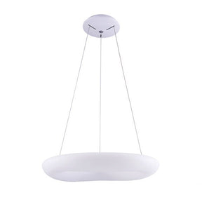 LED Hängeleuchte, Pendelleuchte, Deckenleuchte, 38W, 2660 lm, 3000K, Ø450mm, rund, sandweiß.