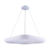 LED Hängeleuchte, Pendelleuchte, Deckenleuchte, 50W,  3500 lm, 3000K, 600x600mm, quadratisch, sandwe.