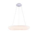 LED Hängeleuchte, Pendelleuchte, Deckenleuchte, 50W,  3500 lm, 3000K, Ø600mm, rund, sandweiß.