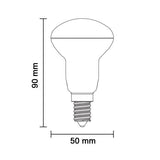 LED-Leuchtmittel, 6W, 450 Lumen, E14, Spotform.