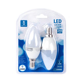 LED Leuchtmittel, E14, 3 W, 255 lm, 6500 K, 2 Stk..
