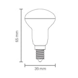 LED-Leuchtmittel, E14, 4W, 300lm, 6000K, Spot.