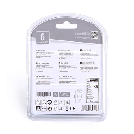LED Leuchtmittel, E14, 6 W, 510 lm, 3000 K, 2 Stk..