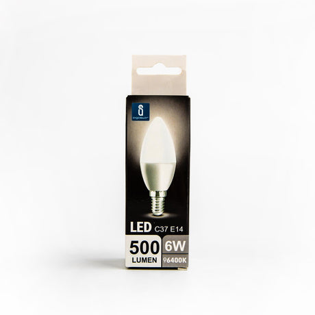 LED Leuchtmittel, E14, 6 W, 510 lm, 6500 K.