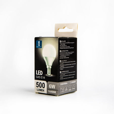 LED Leuchtmittel, E14, 6 W, 510 lm, 6500 K.