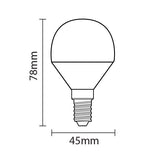 LED-Leuchtmittel, E14, 6W, 480lm, 2800K, Minibulb.