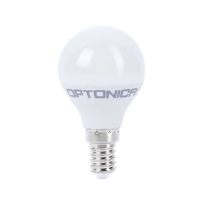 LED-Leuchtmittel E14, G45, 5,5 W, 450 lm, 4500K.