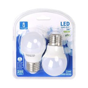 LED Leuchtmittel, E27, 3 W, 240 lm, 6500 K, 2er | lichttechnik24line.com.