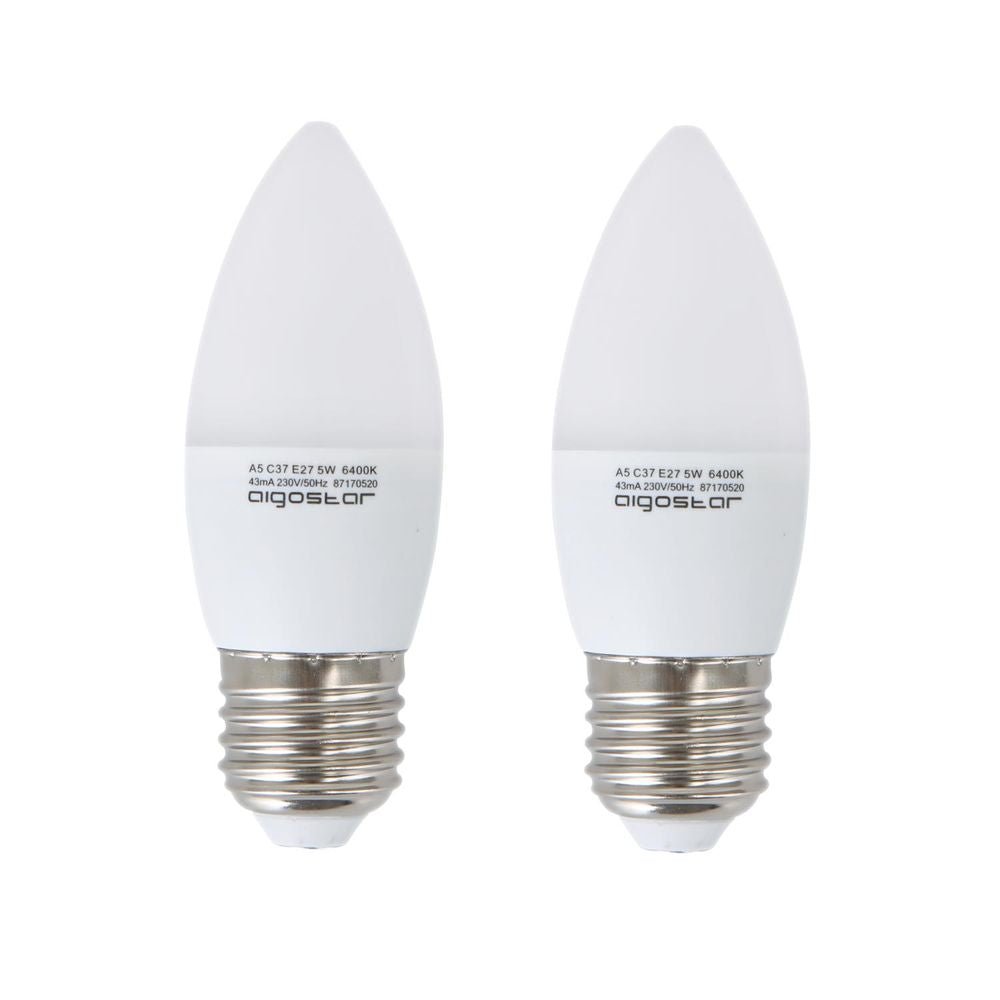 LED Leuchtmittel, E27, 7 W, 610 lm, 3000 K, 2er.