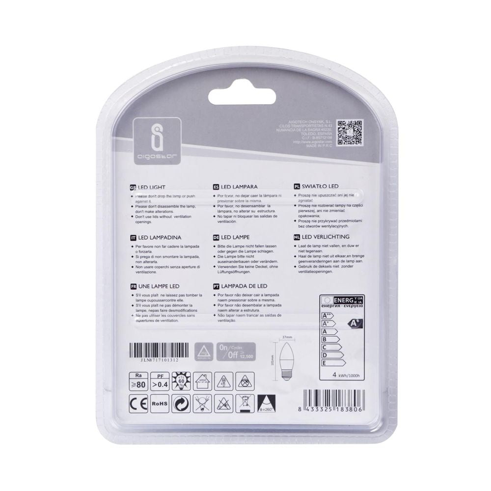 LED Leuchtmittel, E27, 9 W, 840 lm, 6500 K, 2er.