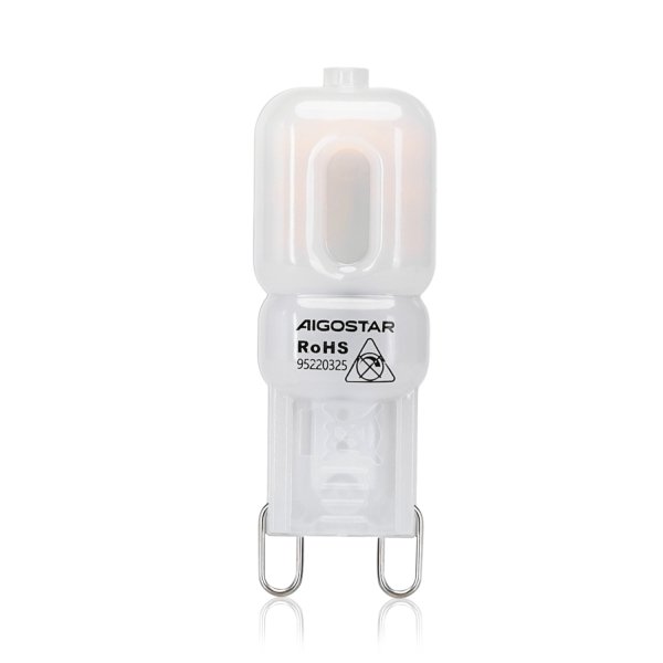 LED-Leuchtmittel, G9, 2 W, 170 lm, 3000 K, gelb.
