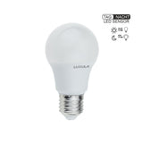 LED Leuchtmittel mit Dämmerungs-Sensor, E27, A60, 9W, 830lm, 2700K.