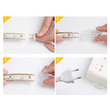 LED-Leuchtstreifen 5050-60, 50 m, 3000 K, IP65.