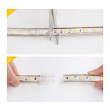 LED-Leuchtstreifen 5050-60, 50 m, 3000 K, IP65.