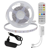 LED-Leuchtstreifen Set, RGB, 12 V, 30 LEDs, Netzteil + APP Steuerung + Bluetooth Music, 5 m.
