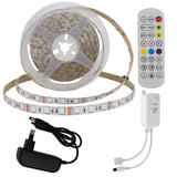 LED-Leuchtstreifen Set, RGB, 12 V, 60 LEDs, Netzteil + APP Steuerung + Bluetooth Music, 5 m.