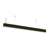 LED-Linear Büro-/Tresenleuchte, erweiterbar 40 W, 4000 K, schwarz.