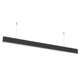 LED-Linear Büro-/Tresenleuchte up-down 50 W, 4000 K, schwarz.