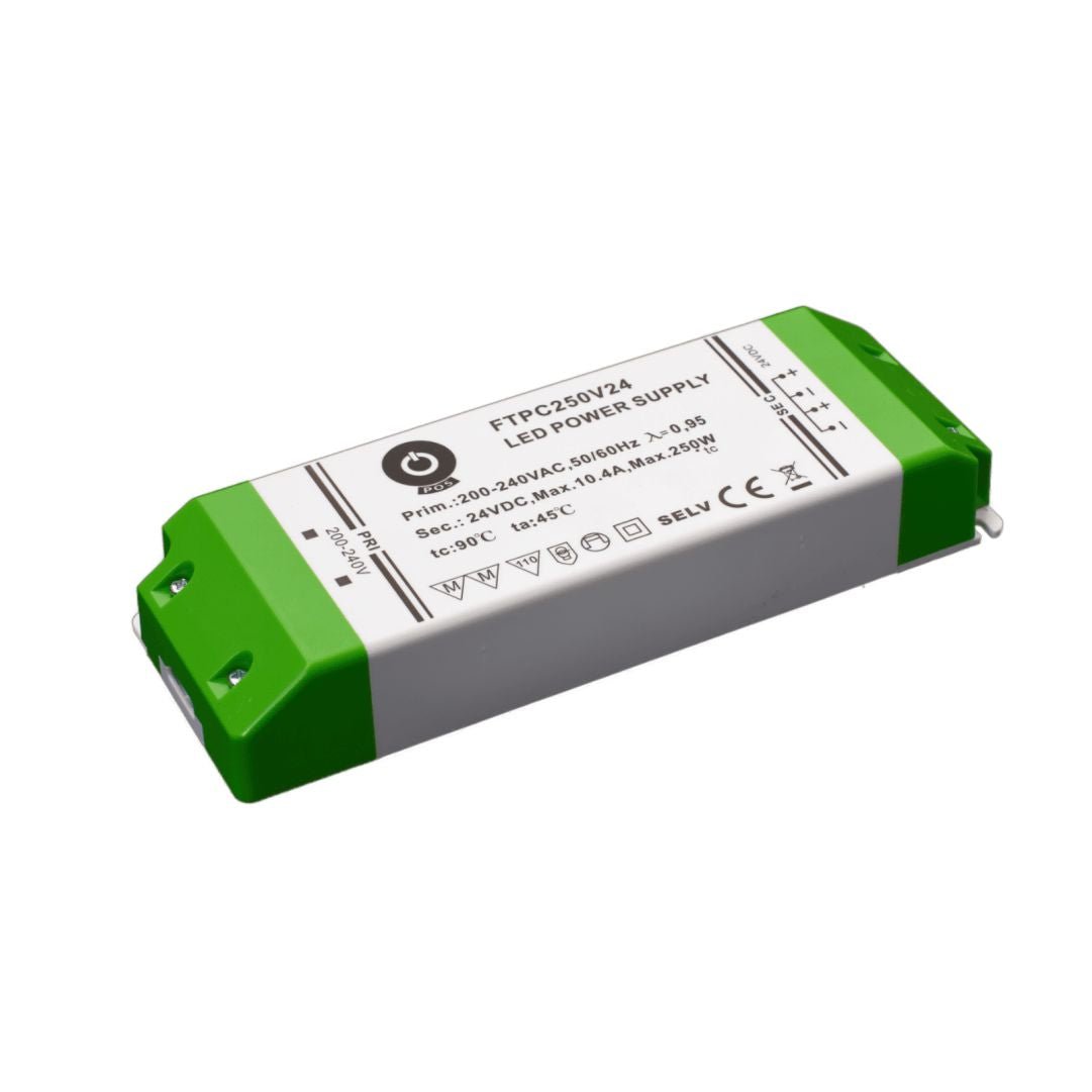 LED-Netzteil, 24 V / 10,4 A, 250 W.