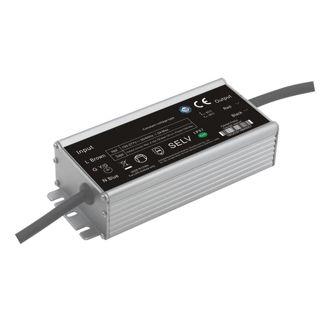 LED-Netzteil, 75,12 W, 24 V DC, 3,13 A, IP67.