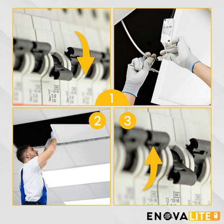 LED Panel, 120x30 cm, 36 W, 3600 lm, 4000 K, Philips Driver.