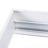 Aufbaurahmen für Backlit LED-Panels 62x62 cm, weiß.